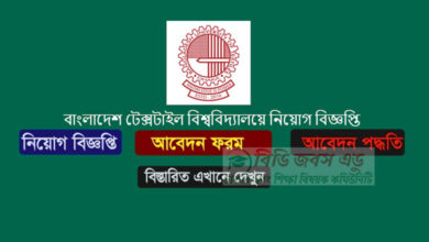 Bangladesh Textile University Job Circular 2021