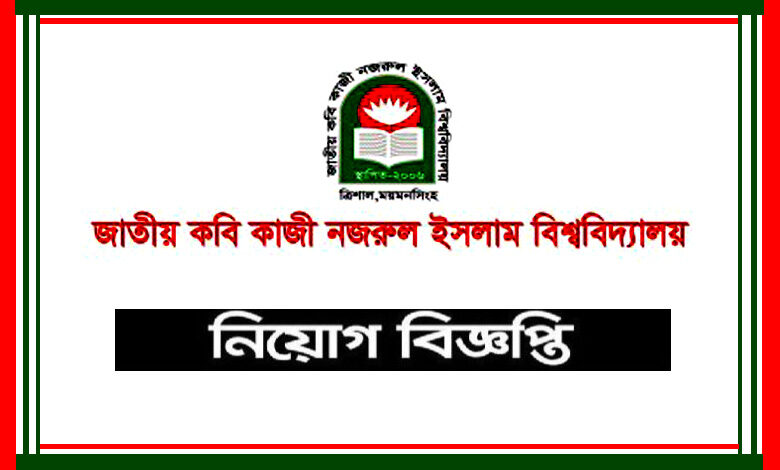 Kazi Nazrul Islam University Job Circular